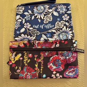 Vera Bradley Pouches Set of 2 Like New. Never used.